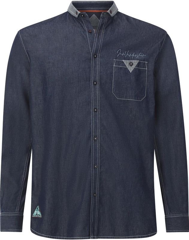 Jan Vanderstorm - OLAFGREN - Denim Overhemd - Blauw