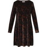 usha FESTIVAL Jurk  donkerrood / zwart