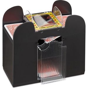 Kaartenschudder - 6 decks - Schudmachine - Kaarten schudder - Elektrisch - Automatisch - Speelkaarten - Kaartspellen - Kaartenschudmachine