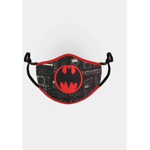 DC Comics Batman Masker Logo Zwart/Rood