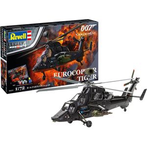 1:72 Revell 05654 James Bond 007 - Eurocopter Tiger - Geschenkset Plastic Modelbouwpakket