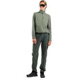 Odlo Womens Mid Layer 1/2 Zip Grid Fleece Fleecevest (Dames |olijfgroen)