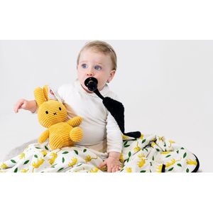 Wallabiezzz Baby deken - Wiegdeken - Ledikantdeken - Baby - Luipaard - 75x90cm