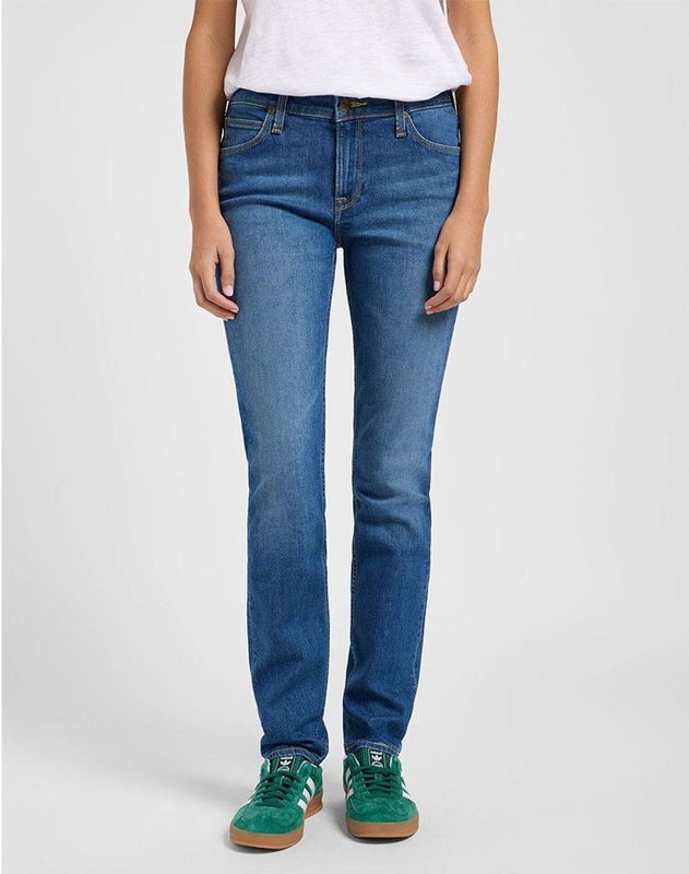 Lee - Elly - Spijkerbroek - Blauw - Slim Fit - Rechte Pijpen