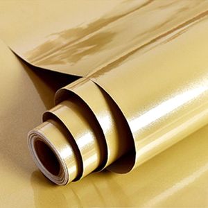 Zelfklevend papier voor meubels, glanzend glitter, 40 x 300 cm, zelfklevend behang, waterdichte vinylstickers voor meubels, keukenmuren, tafels, badkamers, kasten en aanrechtbladen - Champagne