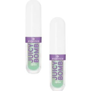 Essence Juicy Glow Juicy Bomb lip oil 04 Mint Magic | 2-pack
