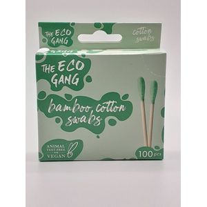 The ECO GANG - Wattenstaafjes - Bamboe - 100 stuks