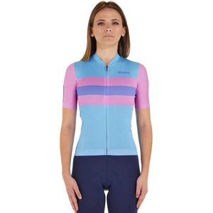 Santini Eslk Bengal Korte Mouw Wielertrui Roze S Vrouw