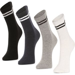 Alpaca-wollen sokken (Maat 41-47) - 3 Paar - Thermo - Zwart/Blauw/wit - Dikke sokken - Winter sokken - Warme sokken - American Alpaca - Mannen