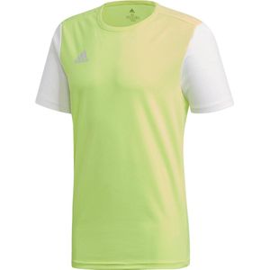 adidas Estro 19  Sportshirt - Maat 152  - Jongens - geel/wit