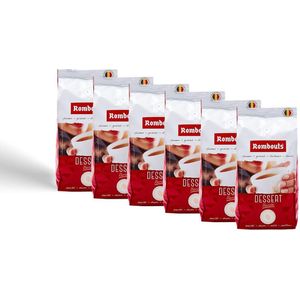 Koffiebonen Aanbieding - Rombouts Dessert Barista 6x - Rombouts - 3000gr - Koffiebonen Proefpakket
