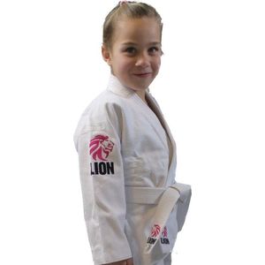 Judopak - meisjes -wit - Lion 450 Kids girls - maat 160