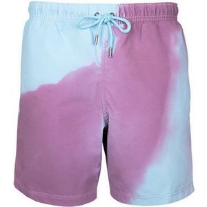 SEA'SONS jongens kleurveranderende zwemshort paars-blauw - 128/134