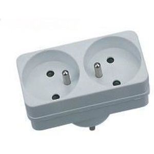 Biplite - GAO - 2x16A - Wit, NF-compatibel