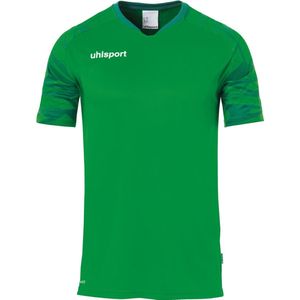 Uhlsport Goal 25 Shirt Korte Mouw Kinderen - Groen / Lagoon | Maat: 116