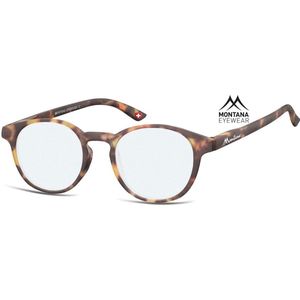 Montana Eyewear BLF52F leesbril - beeldschermbril +3.50 Bruin tortoise - Rond