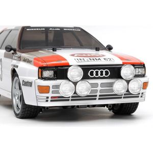 Tamiya 1:10 RC Auto Elektro Straatmodel Audi Quattro Rally Brushed 4WD Bouwpakket TT-02