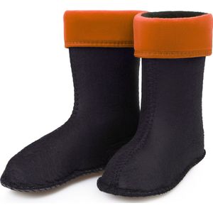 Ladeheid Sokken voor Regenlaarzen Modell LA-KL-EVA-Kids en KL050 – Fleecesokken – 25 – Oranje - LA-KL-045