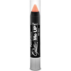 PaintGlow - Glitter Me Up! UV Neon Glitter Schminkstift - Peach Paradise (Oranje)