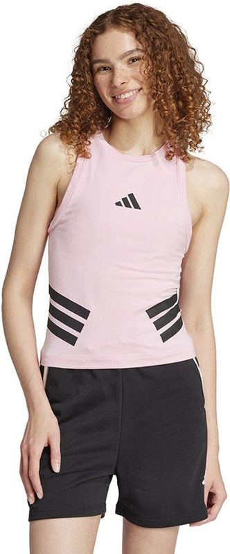 adidas - Tanktop - Zwart - Katoen/Elastaan