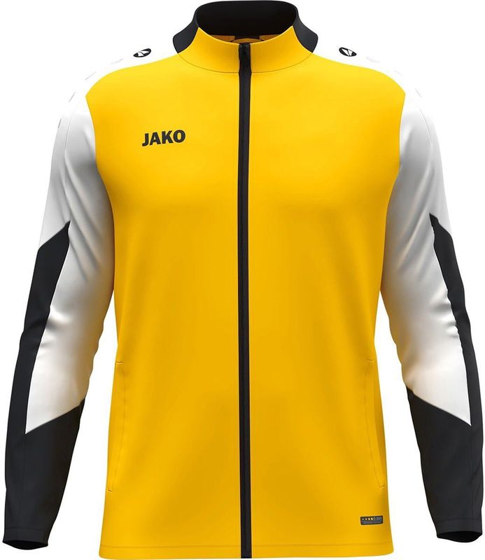 JAKO - Dynamic - Polyester Jas - Geel/Wit/Zwart
