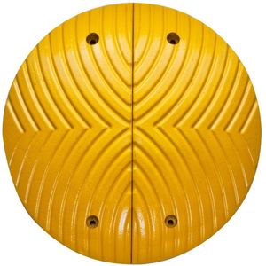 TOPSTOP ronde drempel - geel - 500 mm