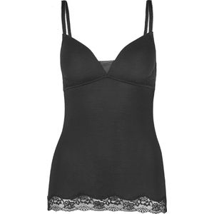 Nina von C - BH-hemdje - Zwart - Zonder Beugel - Spaghetti Bandjes
