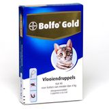 Bolfo Gold 40 Anti vlooienmiddel - Kat - 0 Tot 4 kg - 2 pipetten