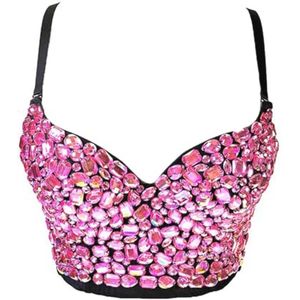 Elegante Korset Bustier Crop Top voor Dames - Perfect voor Bruiloften en Feesten