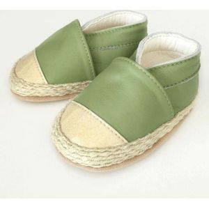 Babyschoentjes-espadrilles-Golden-Olive / 9-12 mnd