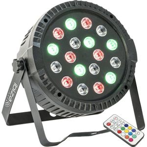 Extra vlakke PAR Projector - 18 x 1W RGB LED