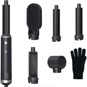 Ace & Taylor 5-in-1 Airstyler – Föhnborstel, AirWrap, Krultang, Stijltang, Föhn, Thermal Brush & Multistyler – 360° Roterende Kabel (MS228)