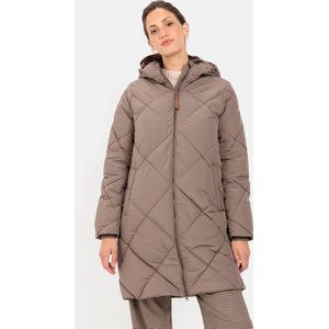 camel active Gewatteerde jas van gerecycled polyester - Maat womenswear-36 - Bruin
