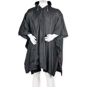 Regencape Poncho voor volwassenen kleur Zwart / in 8 verschillende kleuren