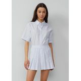 Rok - Hoog Uitgesneden - Strokenrok - Licht en Vrouwelijk