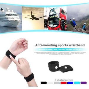 Wagenziek / Anti-Wagenziek Bandjes - Polsband - Tegen misselijkheid - 2 stuks - Zwart