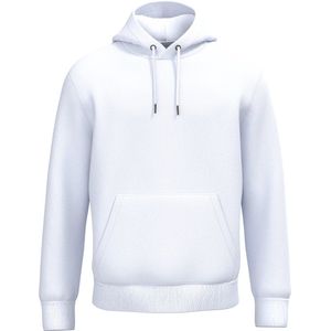 Native Spirit Ecologische uniseks sweater met capuchon NS444 - White - 3XL