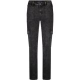 Red Button - Jeans Jane Cargo - Black Denim - Dames