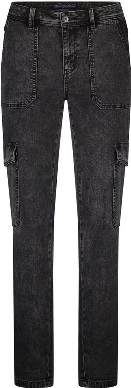 Red Button - Jeans Jane Cargo - Black Denim - Dames