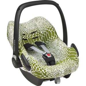 Meyco Baby Snake autostoelhoes - avocado - groep 0+