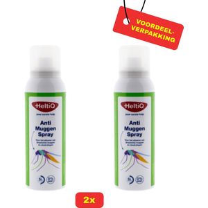 2X HeltiQ Anti-Muggenspray - 2x 100ml - Voordeelverpakking!
