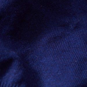 Osborne Knitwear Trui met V hals - Sweater heren in Lamswol - Pullover Heren - Dark Cobalt - L