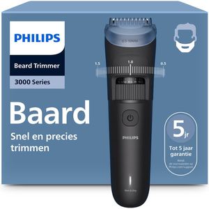 Philips BT3660/15 baardtrimmer Batterij/Accu 40 2 cm Nat en droog Zwart