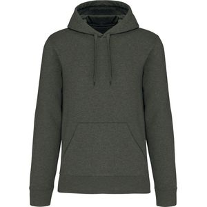 Kariban Ecologische herensweater met capuchon K4027 - Green Marble Heather - 4XL