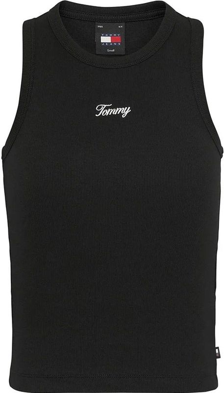 Tommy Jeans Slim Script Tank Ext Mouwloos T-shirt