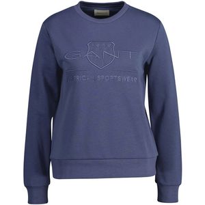 Gant - Tonal Archive Shield - Sweatshirt - Blauw