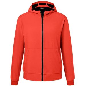James and Nicholson Herenhelft Softshell-jasje (Vlam rood/zwart)