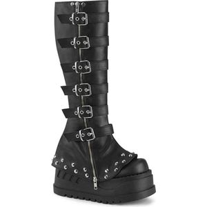 DemoniaCult - STOMP-223 Plateau Laarzen - US 6 - 36 Shoes - Zwart