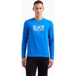 Ea7 Emporio Armani 6dpt64_pjvqz T-shirt Met Lange Mouwen Blauw 3XL Man