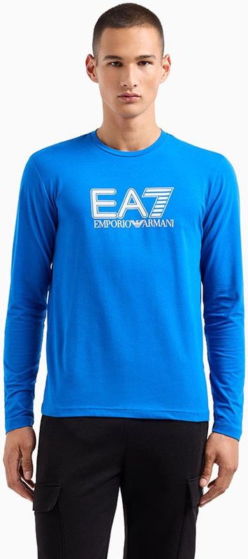 Ea7 Emporio Armani 6dpt64_pjvqz T-shirt Met Lange Mouwen Blauw 3XL Man